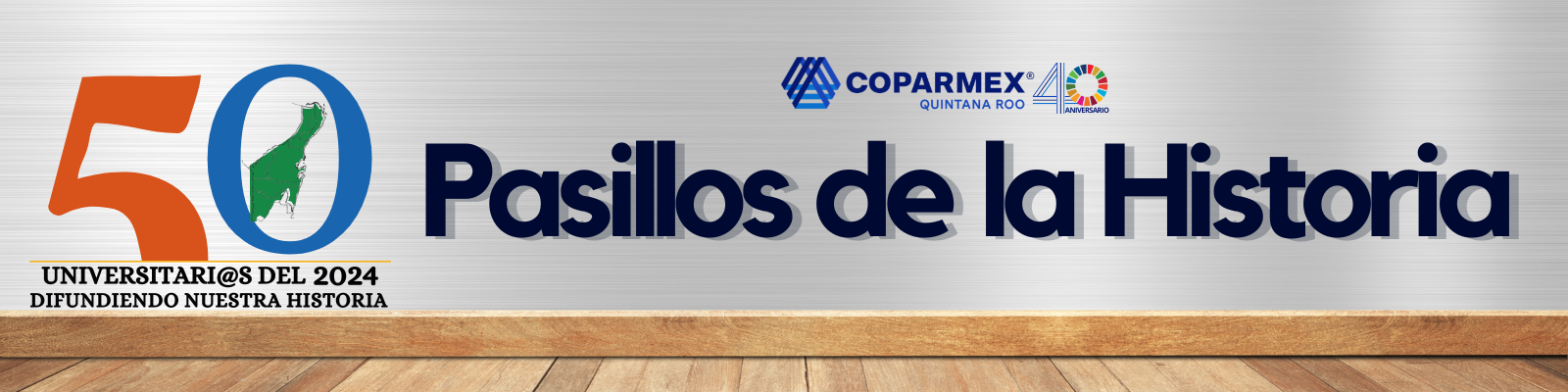 50 Banner pasillo de la historia